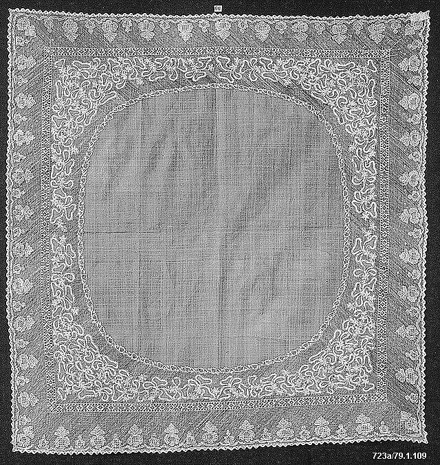 Kerchief, Pineapple fiber, Philippine, Manila 