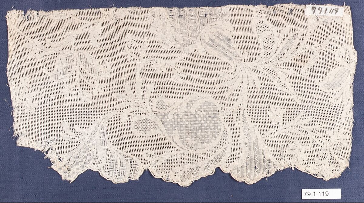 Fragment, Drawnwork, Southern German