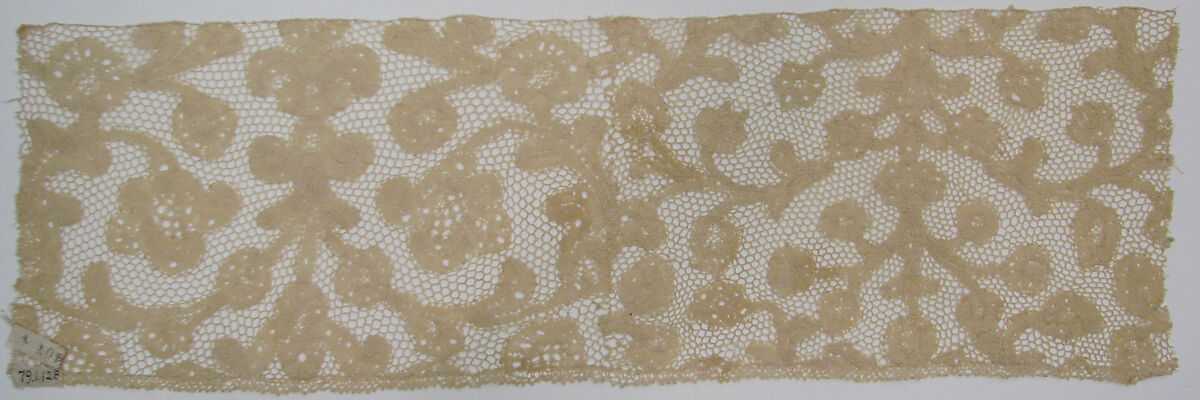 Fragment, Bobbin lace, Milanese lace, Flemish