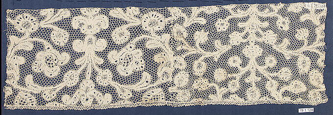 Fragment, Bobbin lace, Milanese lace, Flemish 