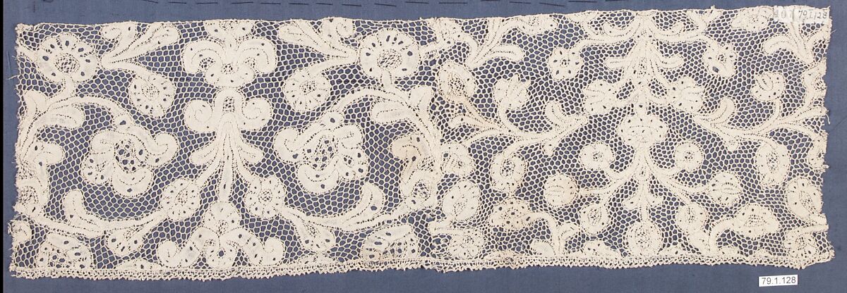 Fragment, Bobbin lace, Milanese lace, Flemish