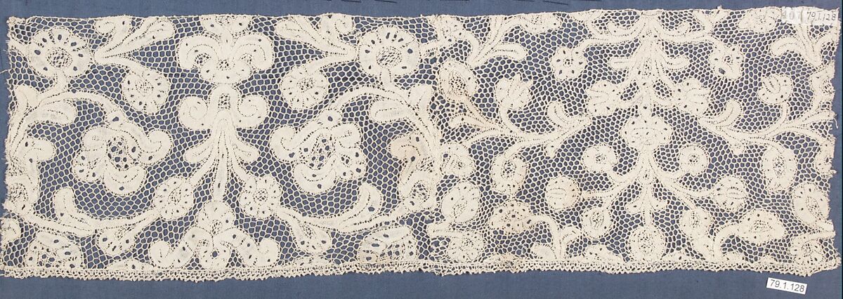Fragment, Bobbin lace, Milanese lace, Flemish