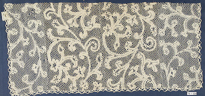 Fragment, Bobbin lace, Milanese lace, Flemish 
