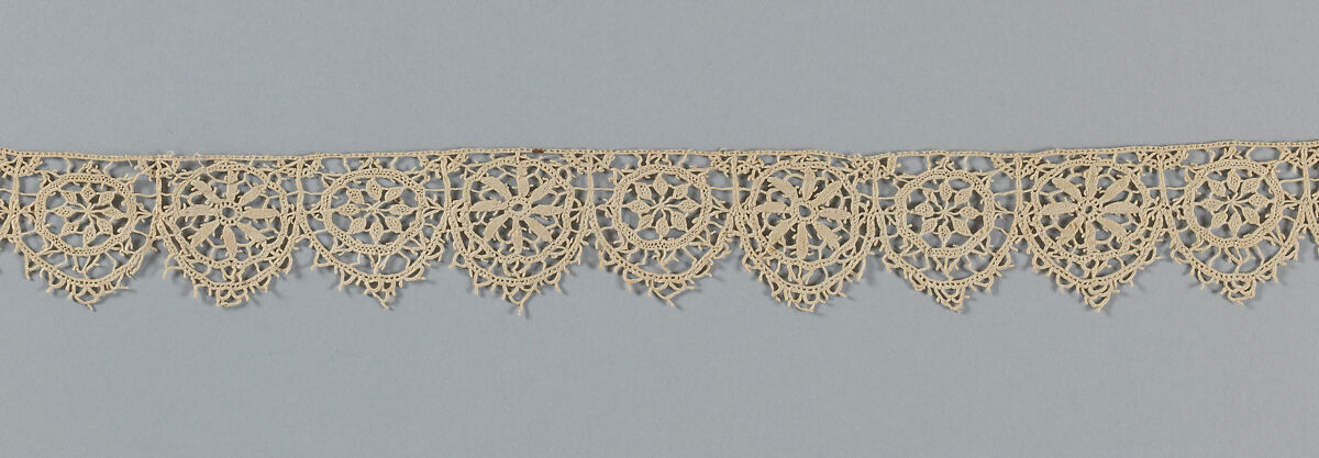 Edging, Needle lace, Italian or French