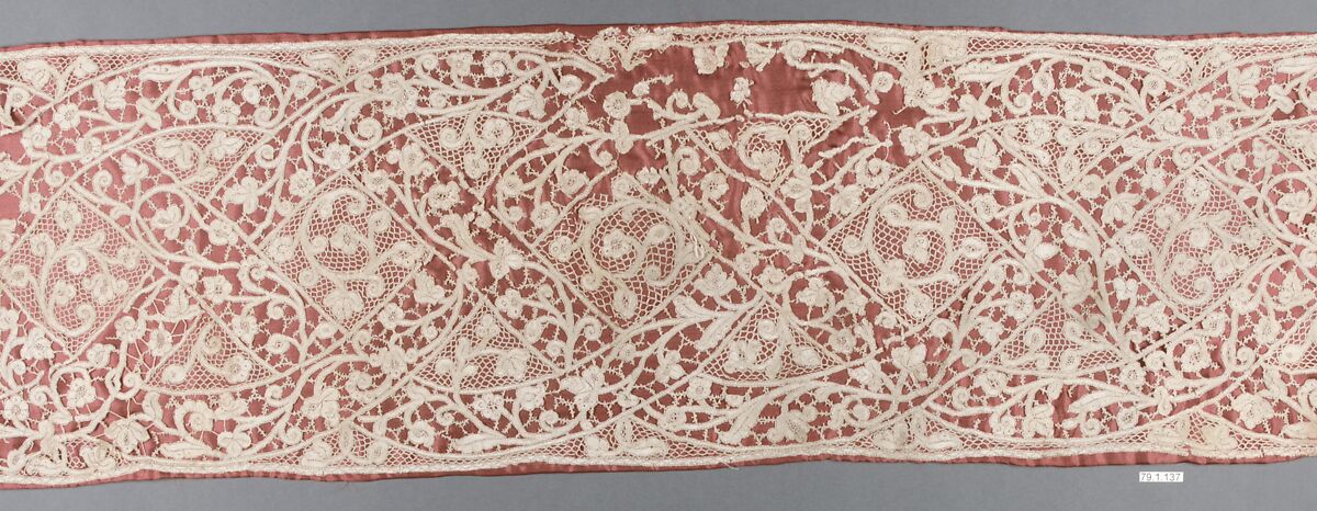 Band, Bobbin lace, Milanese lace, Italian
