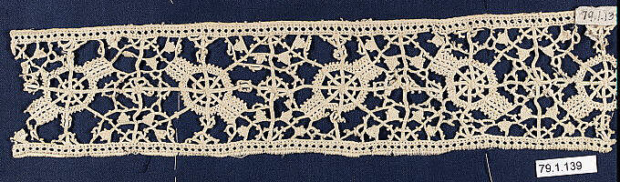 Strip, Needle lace, Italian 