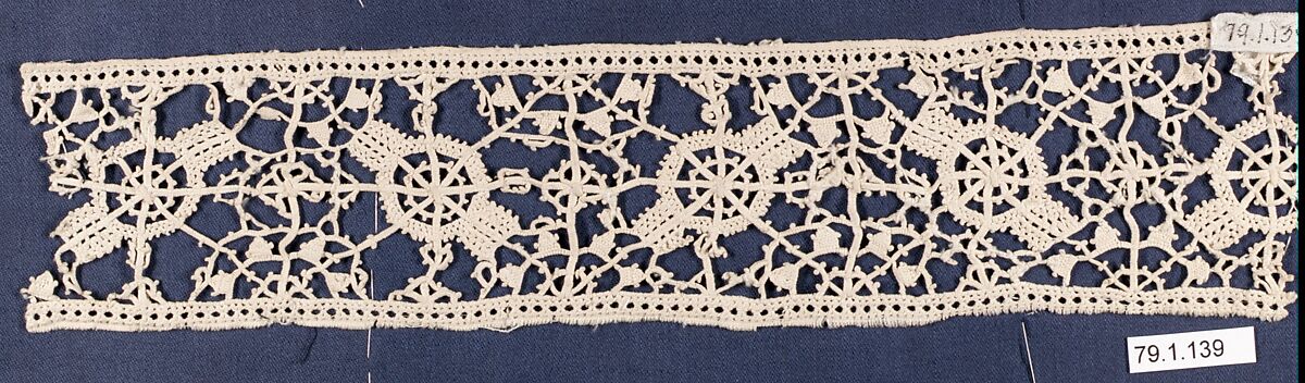 Strip, Needle lace, Italian