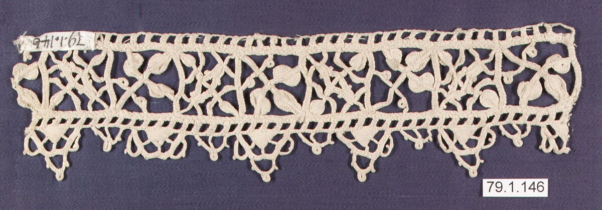 Fragment, Needle lace, Italian