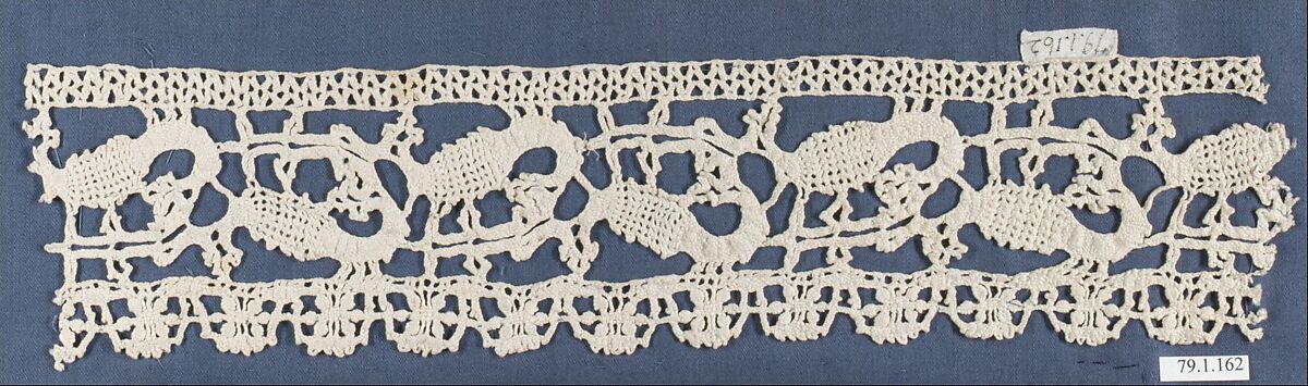 Fragment, Bobbin lace, Italian