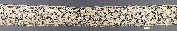 Strip, Bobbin lace, Milanese lace, Italian, Milan 