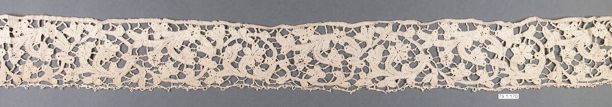 Strip, Bobbin lace, Milanese lace, Italian, Milan