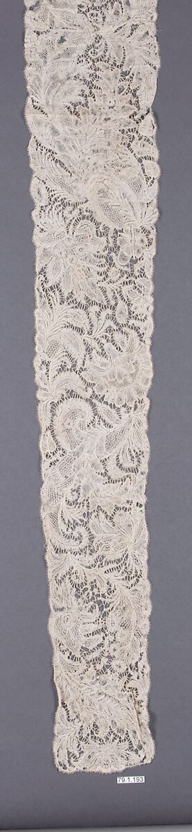 Lappet, Bobbin lace, point d'Angleterre à brides, Flemish