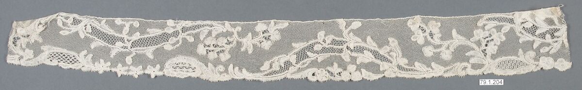 Strip, Bobbin lace, point d'Angleterre, Flemish 