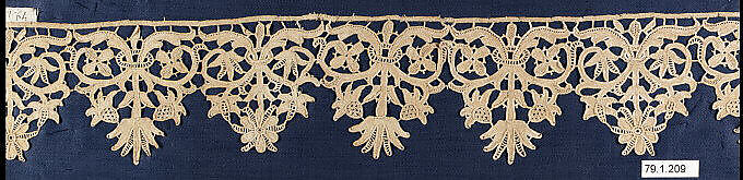 Strip, Needle lace, punto in aria, Italian 