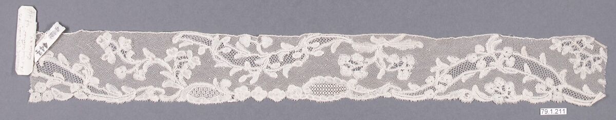 Strip, Bobbin lace, point d'Angleterre, Flemish 