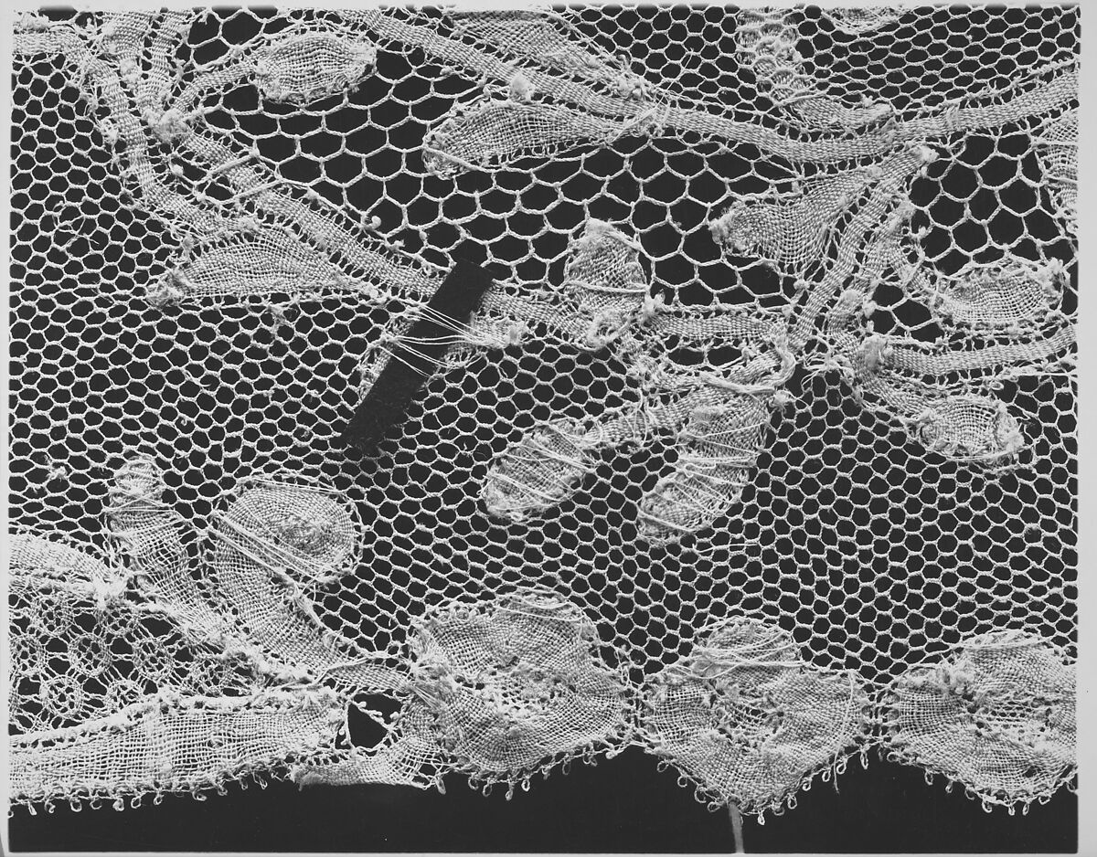 Strip, Bobbin lace, point d'Angleterre, Flemish