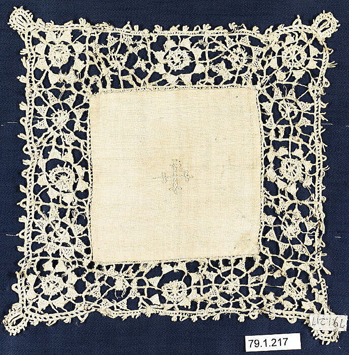 Square, Needle lace, Italian 