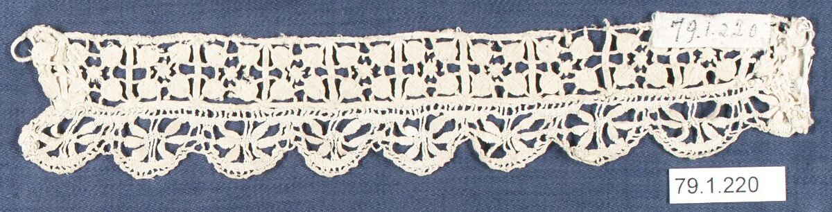 Fragment, Needle lace, Italian