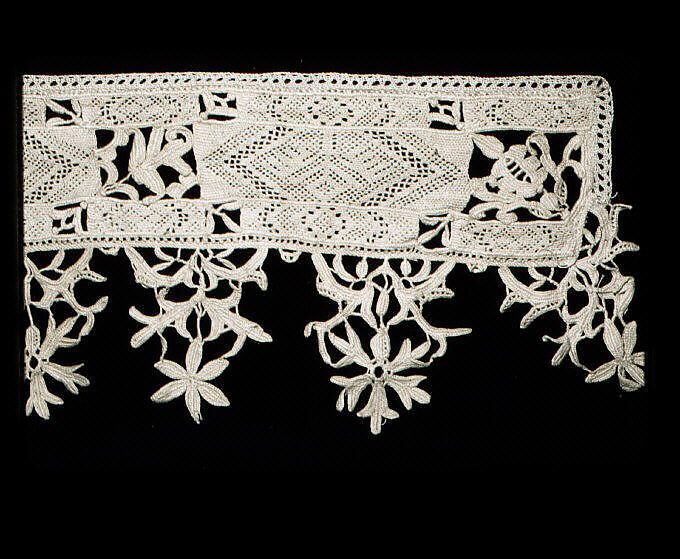 Band, Needle lace, punto in aria, Spanish