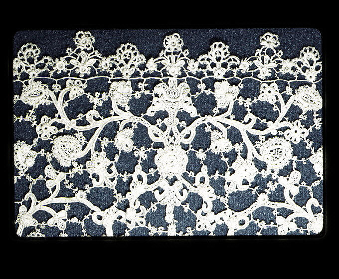 Neckpiece, Needle lace, Italian, Venice
