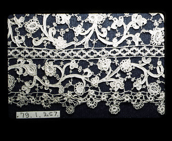 Neckpiece, Needle lace, Italian, Venice
