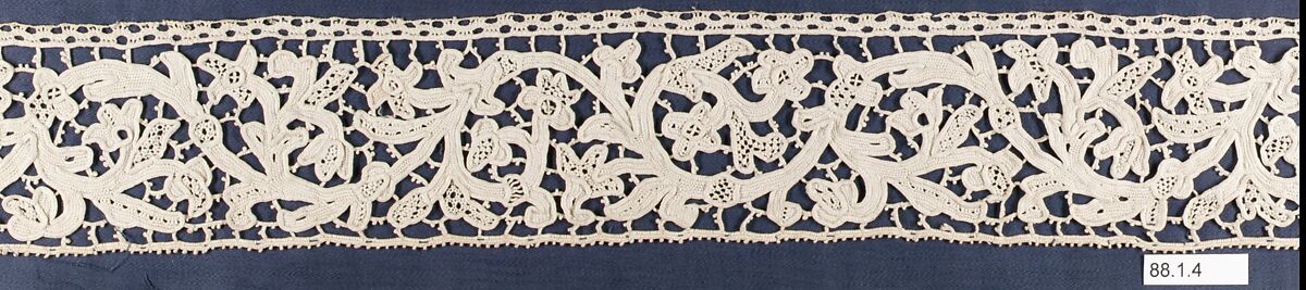 Fragment, Needle lace, Italian