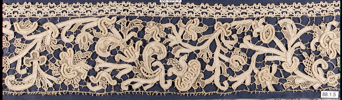 Fragment, Needle lace, Italian