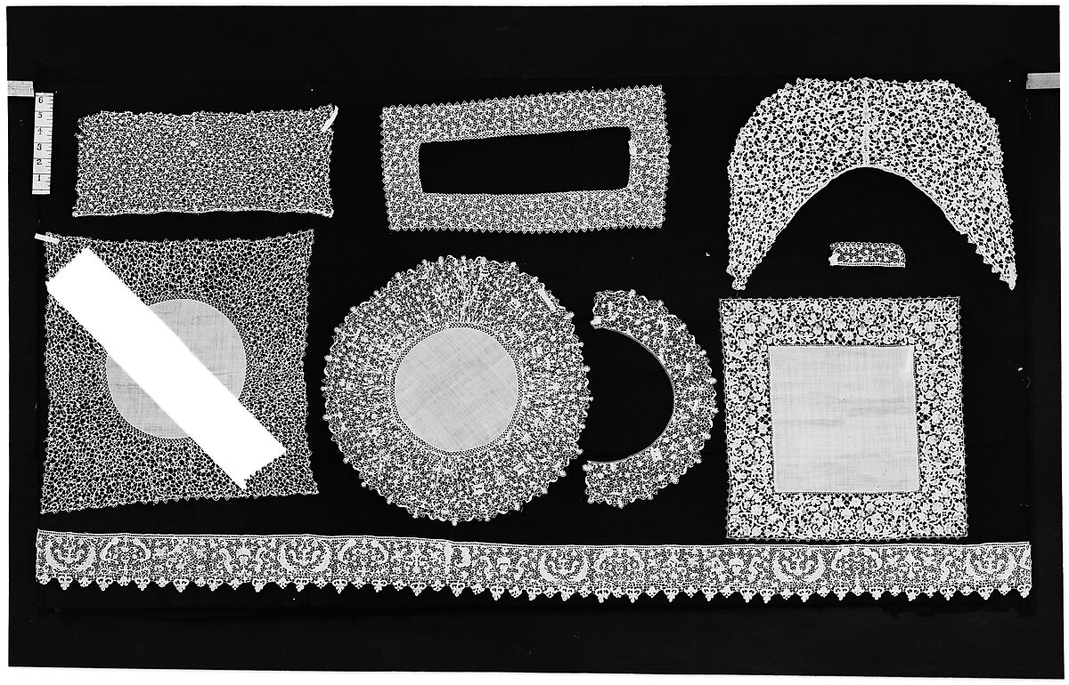 Cape, Needle lace, Italian