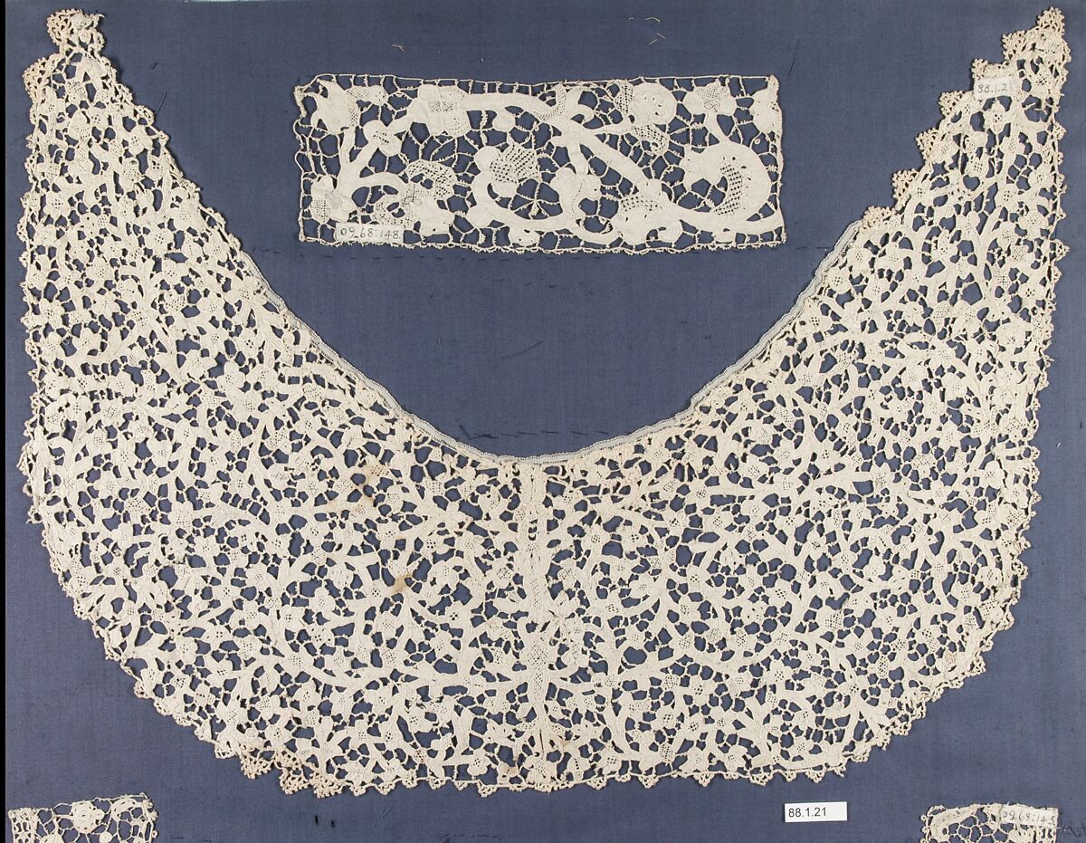 Cape, Needle lace, Italian