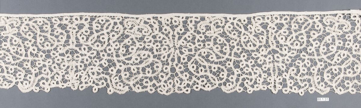 Fragment, Bobbin lace, Italian