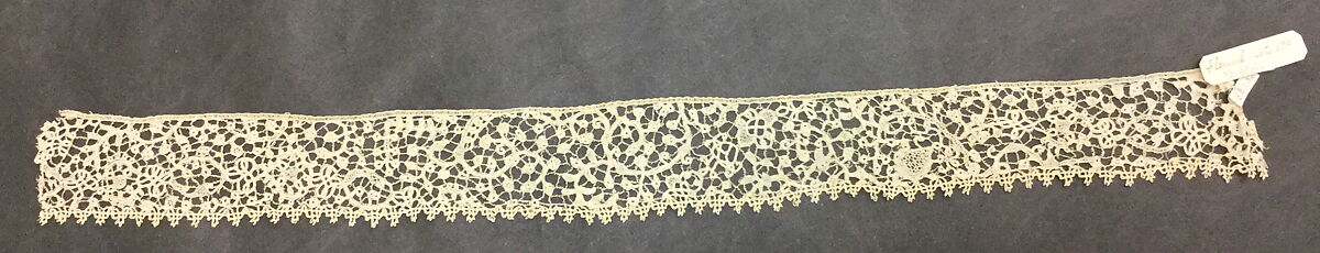 Fragment, Bobbin lace, Flemish 