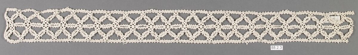 Fragment, Bobbin lace, Italian