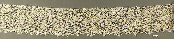 Border, Needle lace, point de France, French 