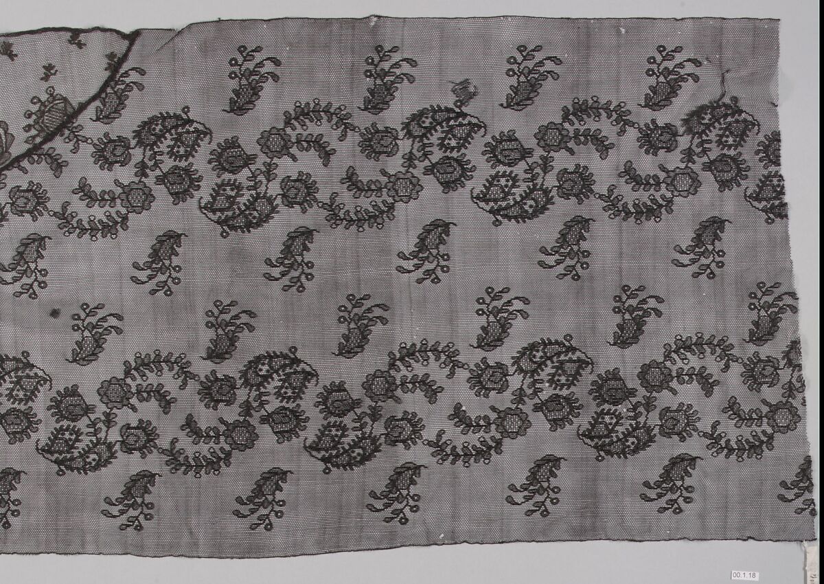 Fragment, Silk, machine net, French