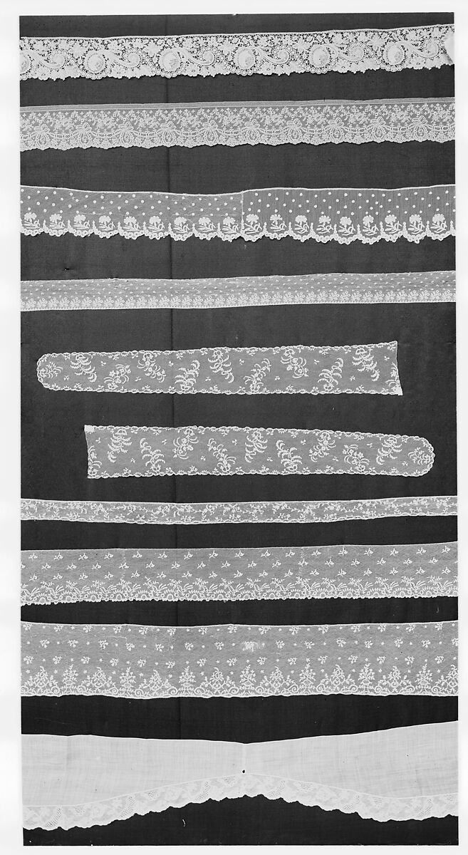 Fragment, Bobbin lace, Belgian 
