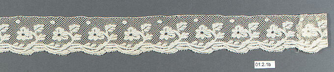 Pieces (2), Bobbin lace, French