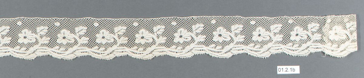 Pieces (2), Bobbin lace, French