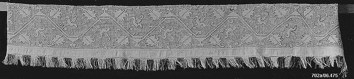 Border, Embroidered net, buratto, Punto à rammendo, Italian 