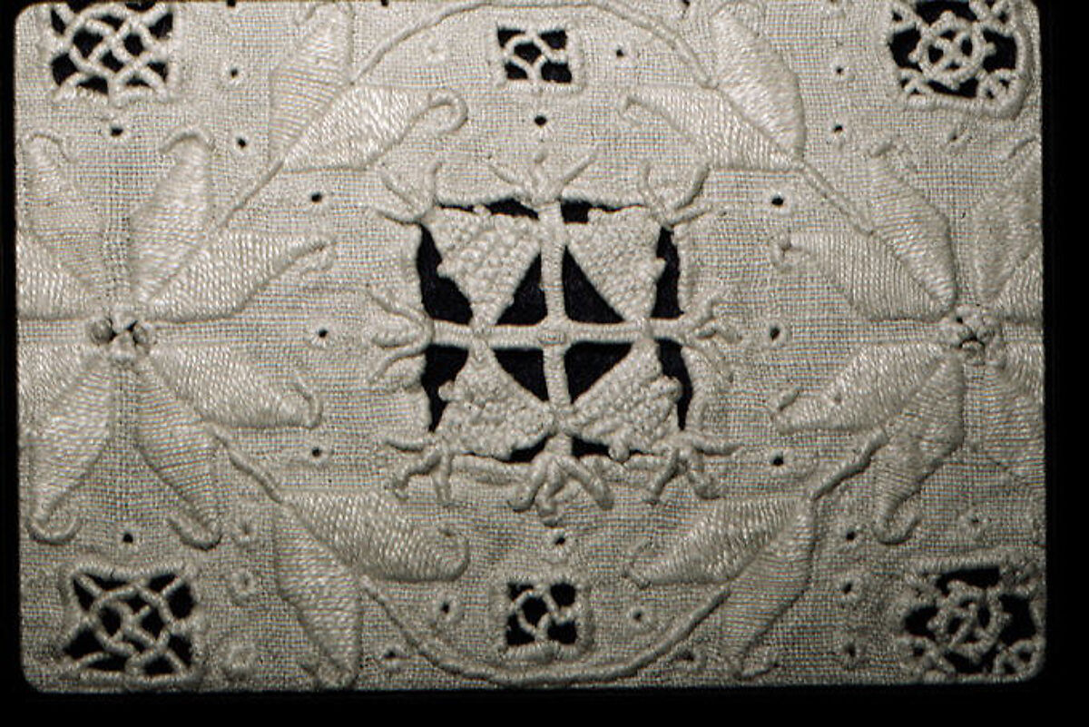 Border, Cutwork, embroidery, macramé, Italian