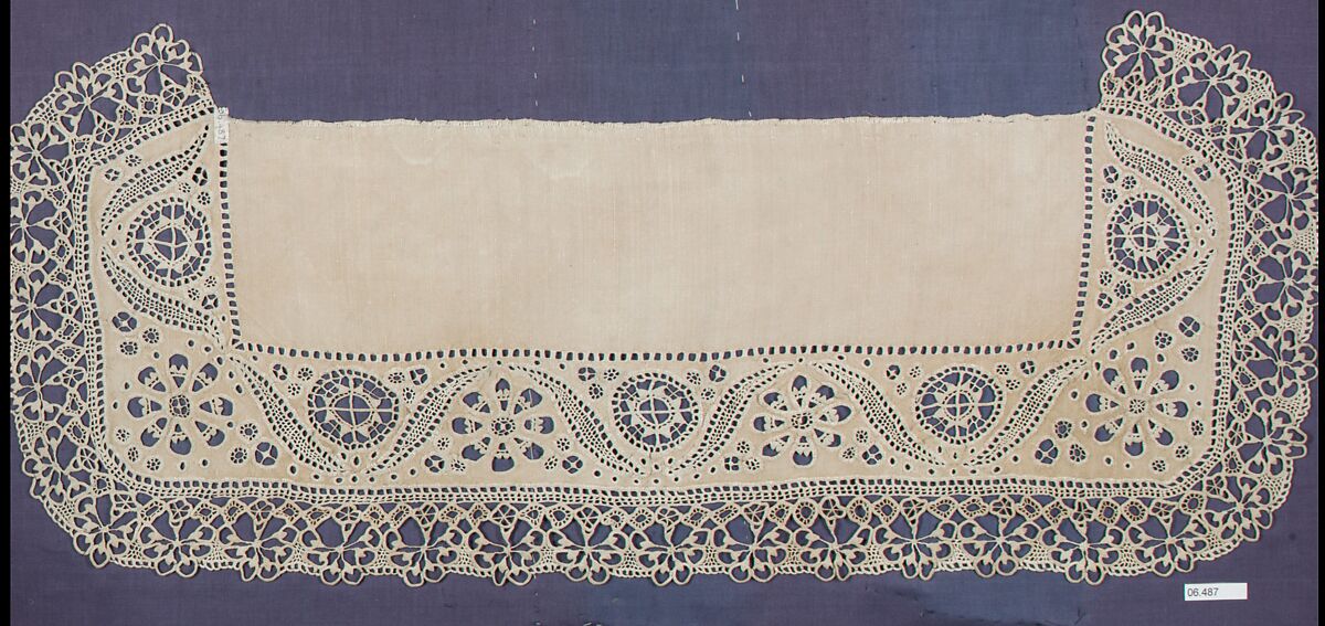 Headdress (Coiffe), Cutwork, Danish