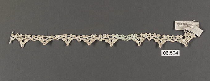 Fragment, Bobbin lace, Italian 