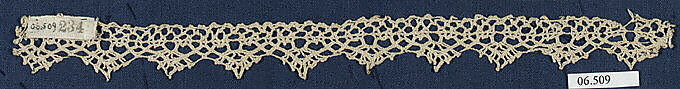 Fragment, Bobbin lace, Italian 