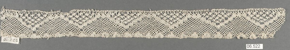 Edging, Bobbin lace, Italian, Venice