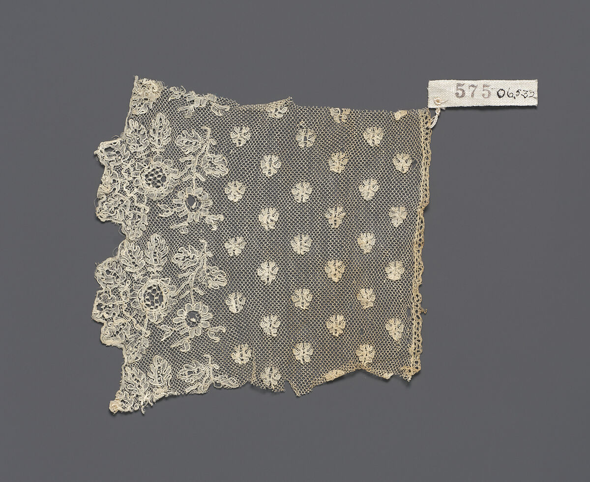 Fragment, Bobbin lace, British
