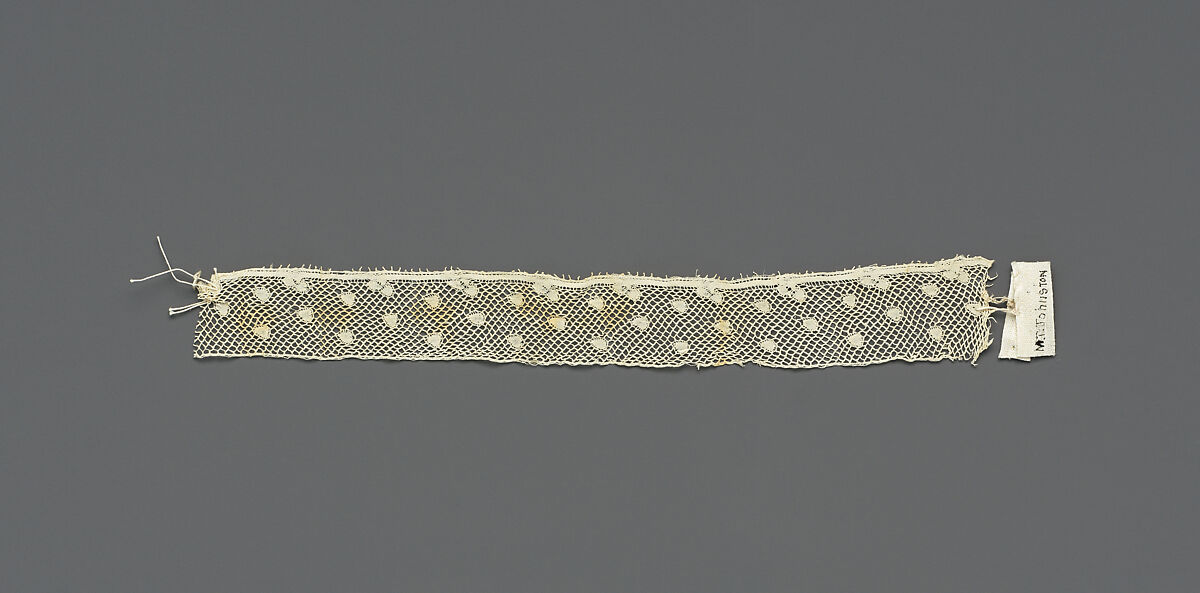 Strip, Bobbin lace, British, Northamptonshire