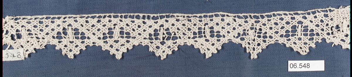 Edging, Embroidered net, Italian