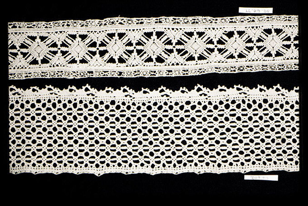 Fragment, Bobbin lace, Greek 