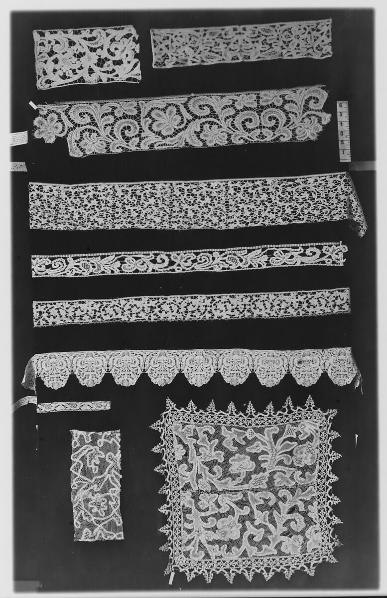 Fragment, Bobbin lace, Italian