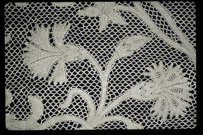 Border, Bobbin lace, Italian or Dutch