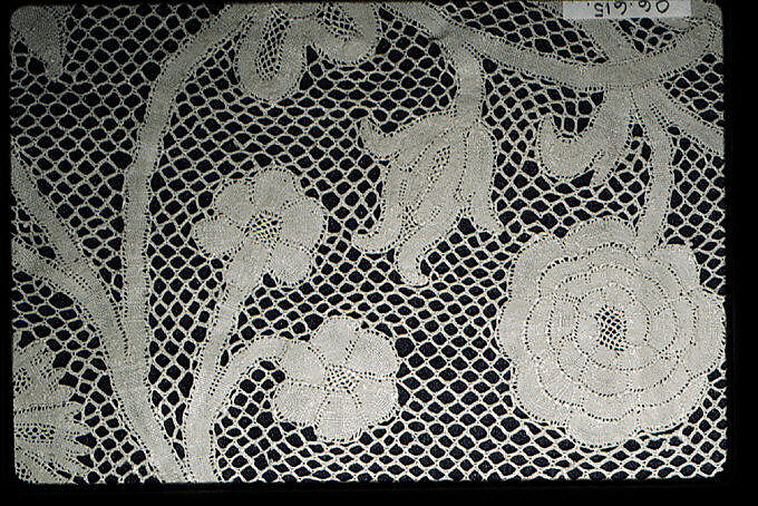 Border, Bobbin lace, Italian or Dutch